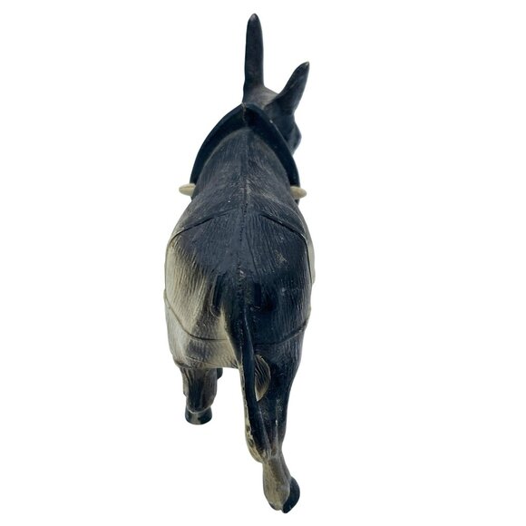 Donkey Mule Celluloid Bobblehead Nodder Figurine Rustic Vintage Bobble Head 4" - Picture 4 of 6